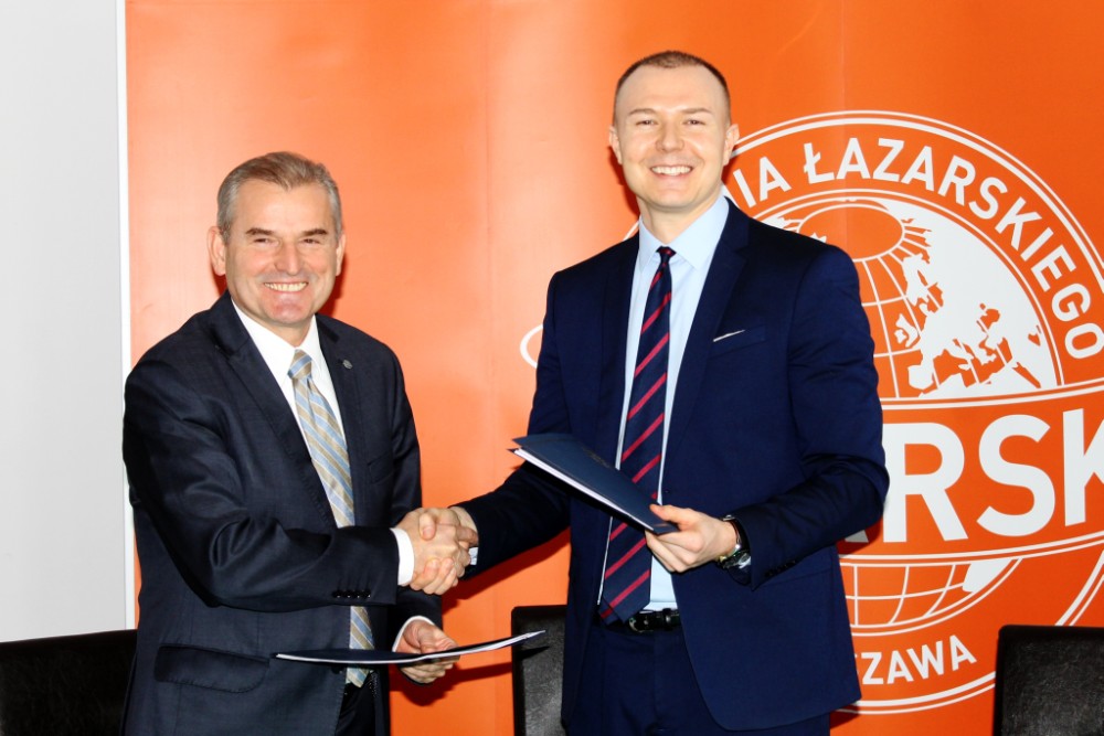 Julisz Madej, Tomasz Mielniczuk zdj. Uczelnia Łazarskiego